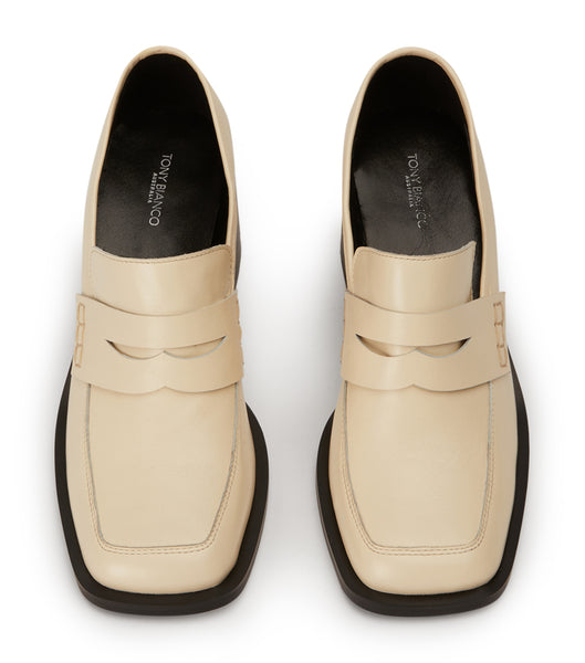 Loafers Tony Bianco Lomax Ecru Venice 6.5cm Blancas | CLXMI24380