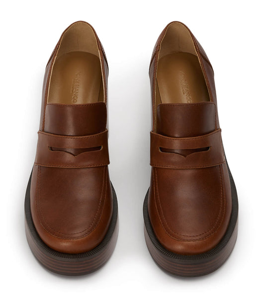 Loafers Tony Bianco Taranto Cognac 9cm Marrones | CLNEJ71390