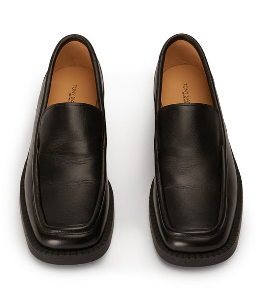 Loafers Tony Bianco Teddy Black Como 4cm Negras | SCLVO74900