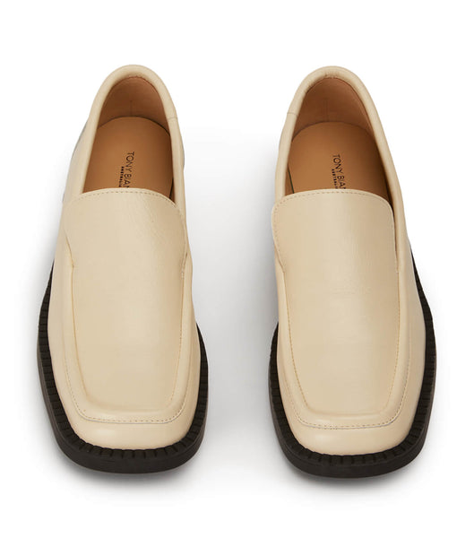 Loafers Tony Bianco Teddy Ecru Venice 4cm Blancas | LCLSX14686