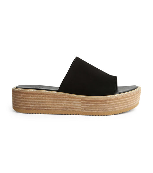 Sandalias Planas Tony Bianco Energy Black 4.5cm Negras | FCLUI49721