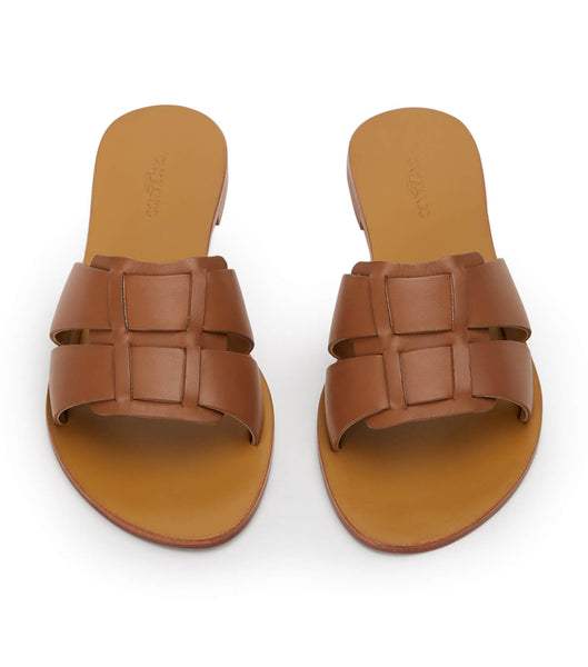 Sandalias Planas Tony Bianco Force Tan 1cm Marrones | ECLHC31972