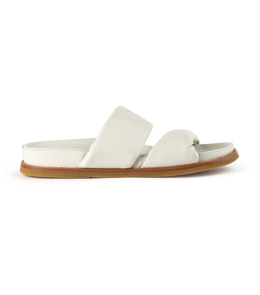 Sandalias Planas Tony Bianco Henry Dove Nappa 3.5cm Blancas | QCLWA44058