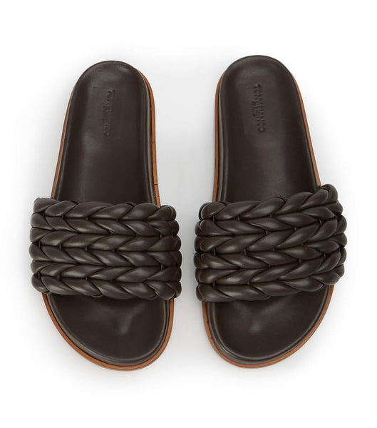 Sandalias Planas Tony Bianco Layton Chocolate Nappa Chocolate | MCLFT25535