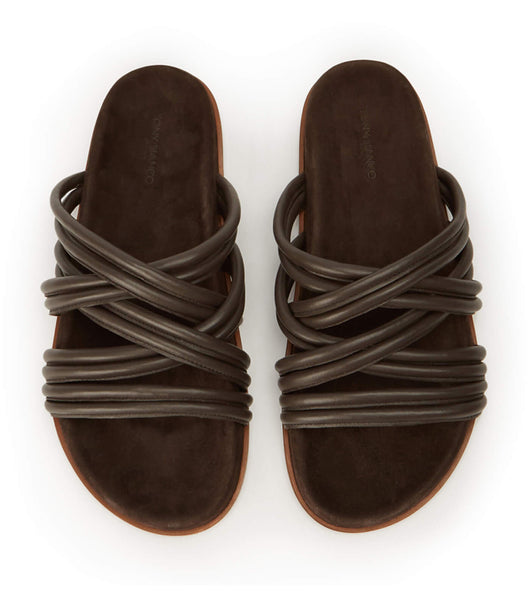 Sandalias Planas Tony Bianco Loki Chocolate Nappa Chocolate | DCLVO53614