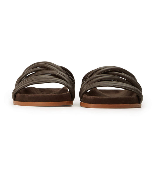 Sandalias Planas Tony Bianco Loki Chocolate Nappa Chocolate | DCLVO53614