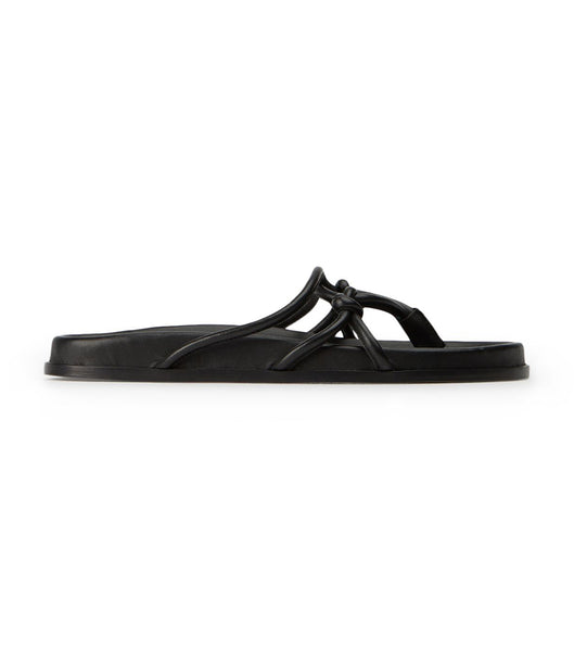 Sandalias Planas Tony Bianco Luelle Black Nappa Negras | MCLHR73450