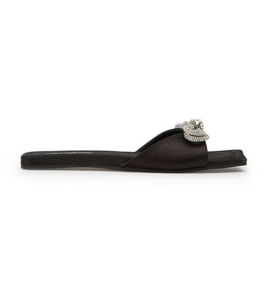 Sandalias Tony Bianco Esta Black Satin 1.5cm Negras | LCLSX77580