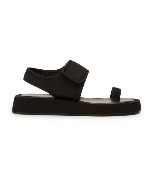 Sandalias Tony Bianco Iso Black Neoprene 3.5cm Negras | SCLVO40649