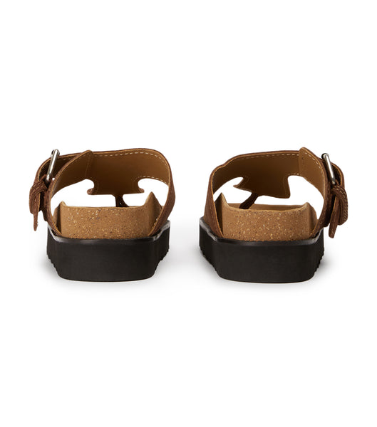 Sandalias Tony Bianco Marlo Choc Gamuza 3cm Marrones | CLIIZ31336