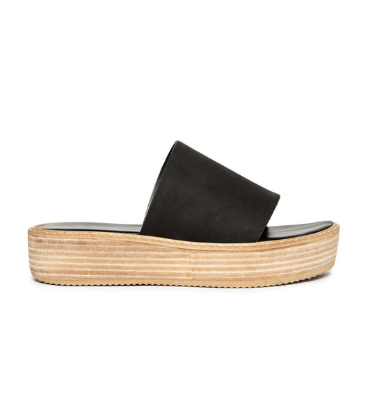 Sandalias de Diapositivas Tony Bianco Elke Black 4.5cm Negras | QCLWA56798