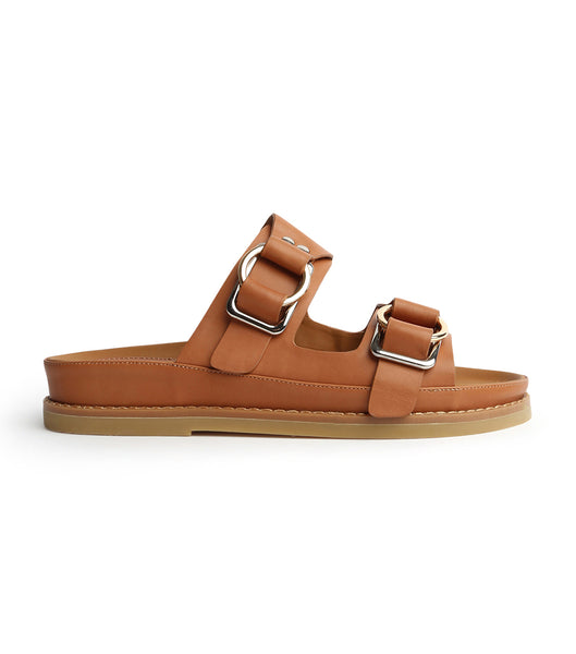 Sandalias de Diapositivas Tony Bianco Hunter Tan Como 3.5cm Marrones | CLQCS88406