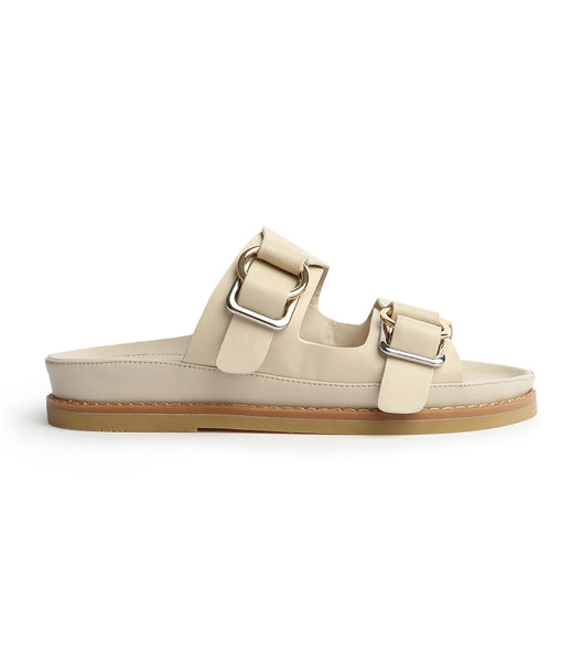 Sandalias de Diapositivas Tony Bianco Hunter Vanilla Capretto 3.5cm Amarillo Claro | CLXBR19682