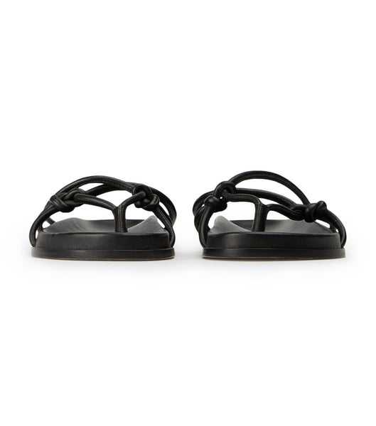 Sandalias de Diapositivas Tony Bianco Luelle Black Nappa Negras | CLZPD29822