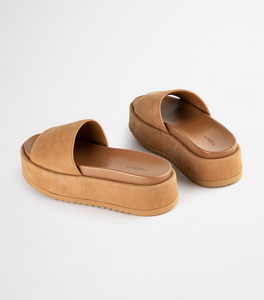 Sandalias de Diapositivas Tony Bianco Rio Caramel Phoenix 6cm Rojas | LCLSX20435