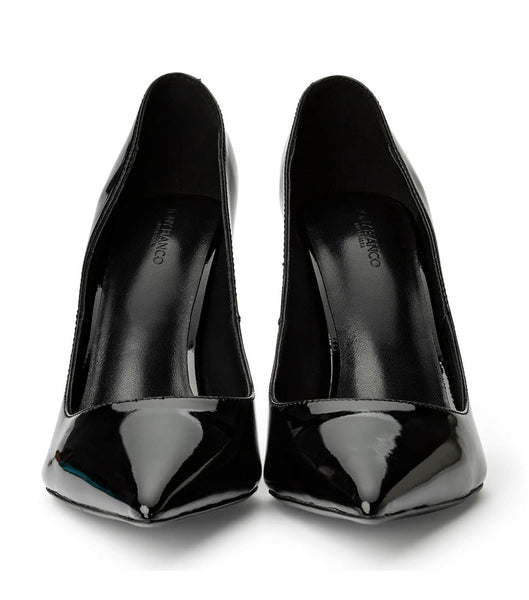 Tacones Brillantes Tony Bianco Anja Black Charol 10.5cm Negras | BCLSO73945