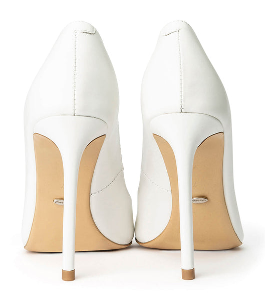 Tacones Brillantes Tony Bianco Anja Milk Capretto 10.5cm Blancas | CLJBT57251