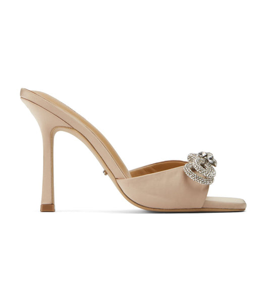 Tacones Brillantes Tony Bianco Franki Nude Satin 10.5cm Beige | MCLFT46622