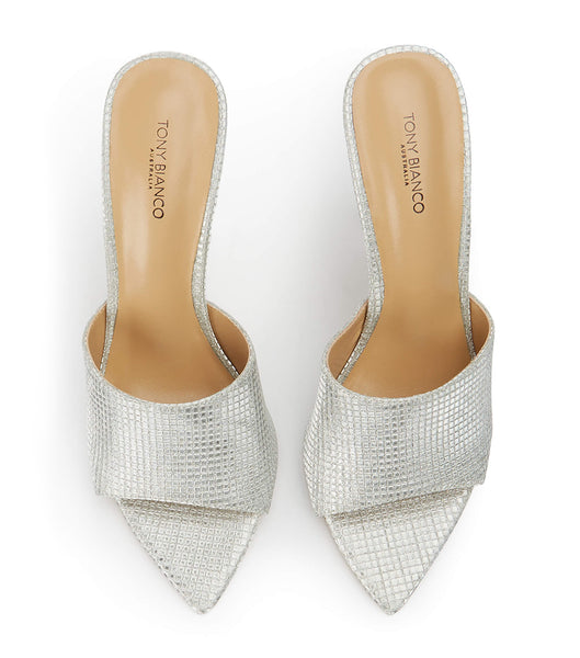 Tacones Brillantes Tony Bianco Marley Silver Aura 10.5cm Plateadas | CLCIF76550