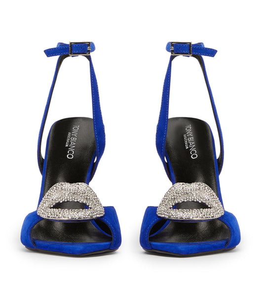 Tacones Brillantes Tony Bianco Moshi Azure Gamuza 10.5cm Azur | SCLNY68114