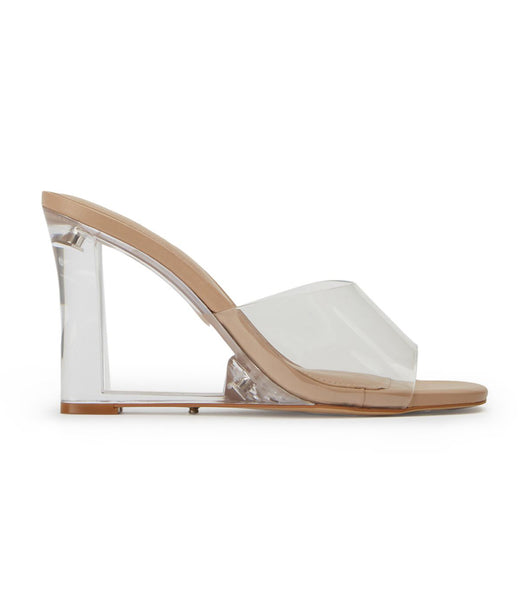 Tacones De Novia Tony Bianco Alessi Clear Vinylite/Skin 10cm Arena | CLCVG74061