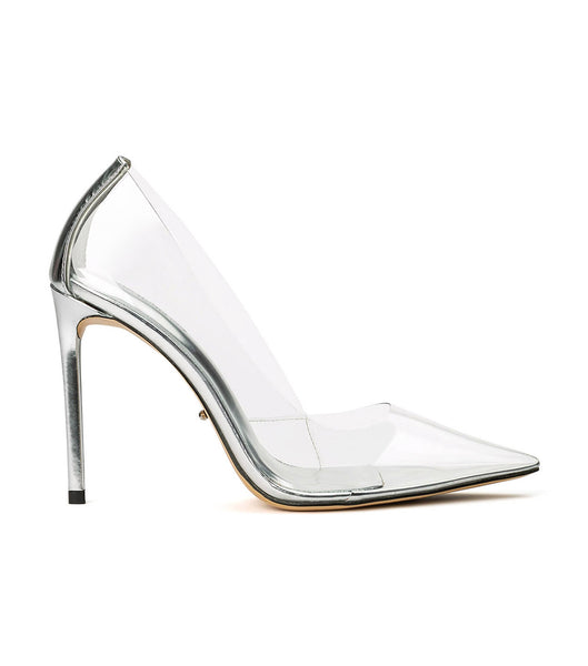 Tacones De Novia Tony Bianco Alijah Clear Vinylite/Silver 10.5cm Plateadas | PCLQX99996