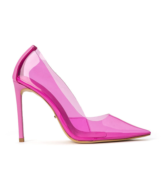 Tacones De Novia Tony Bianco Alijah Pink Vinylite/Pink Nappa 10.5cm Rosas Rosas | QCLWA74108