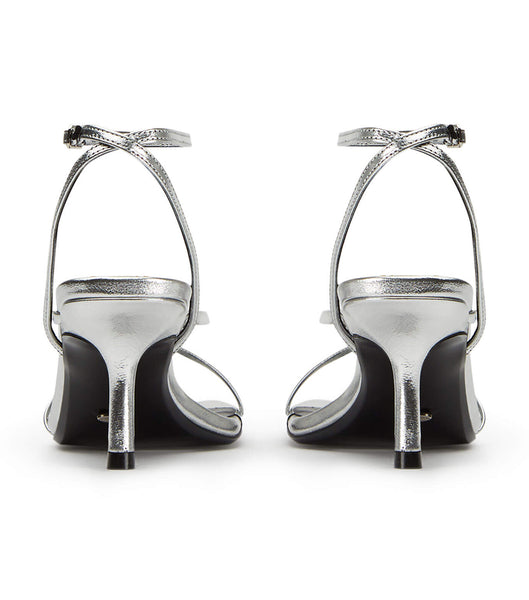 Tacones De Novia Tony Bianco Avi Silver Foil 6.5cm Plateadas | ECLHC83886