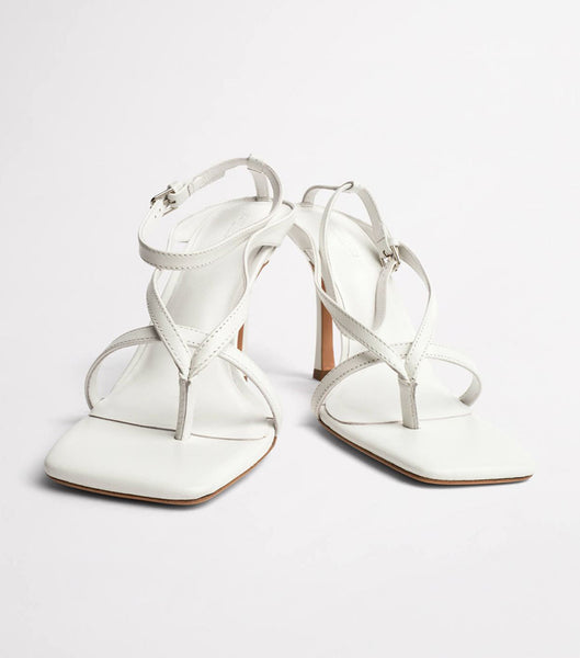 Tacones De Novia Tony Bianco Faythe White Kid 10.5cm Blancas | GCLUC23918