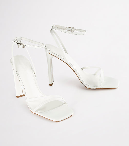 Tacones De Novia Tony Bianco Fiance Milk Capretto 11cm Blancas | CLZDE98740