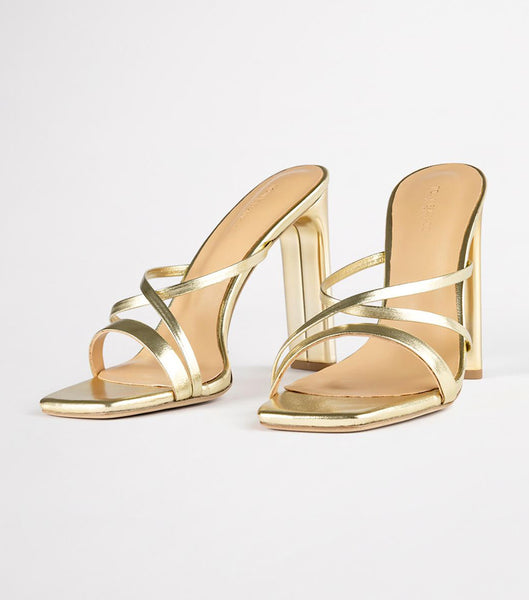 Tacones De Novia Tony Bianco Fior Gold Nappa Metallic 11cm Doradas Metal | FCLUI33944