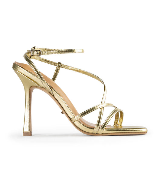 Tacones De Novia Tony Bianco Franci Gold Nappa Metallic 10.5cm Doradas Metal | CLNEJ92758