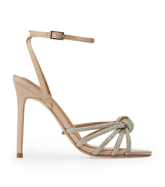 Tacones De Novia Tony Bianco Kyla Nude Satin 11cm Beige | CLJKU10200