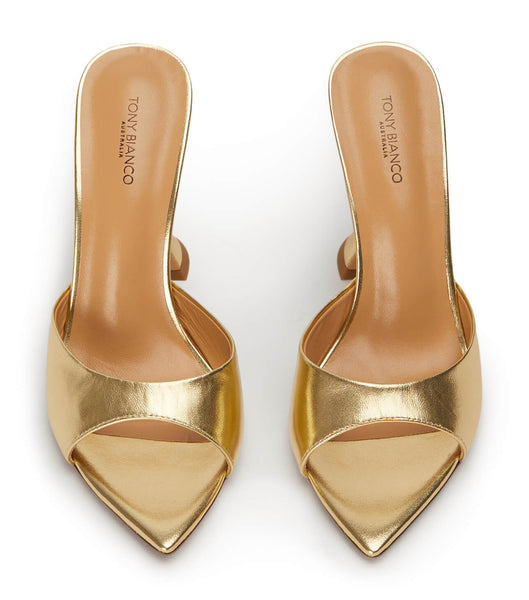 Tacones De Novia Tony Bianco Marcel Gold Nappa Metallic 10.5cm Doradas Metal | CLCVG45118