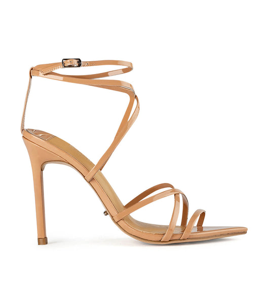 Tacones De Novia Tony Bianco Marcy Nude Charol 10.5cm Beige | PCLQX34261