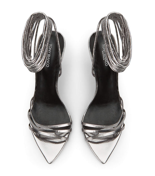 Tacones De Novia Tony Bianco Mavis Gunmetal Glimmer 10.5cm Gris | YCLGT89033