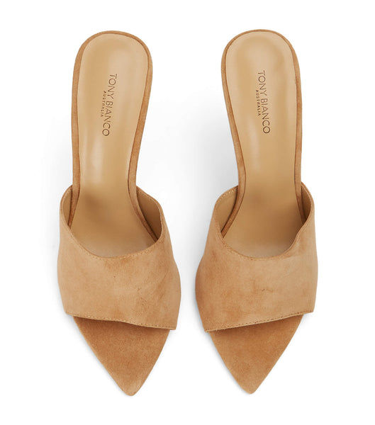 Tacones De Novia Tony Bianco Maximus Butterscotch Gamuza 10.5cm Beige | ZCLNQ16042