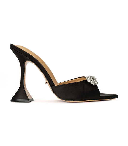 Tacones De Novia Tony Bianco Montana Black Satin 10.5cm Negras | QCLWA91860