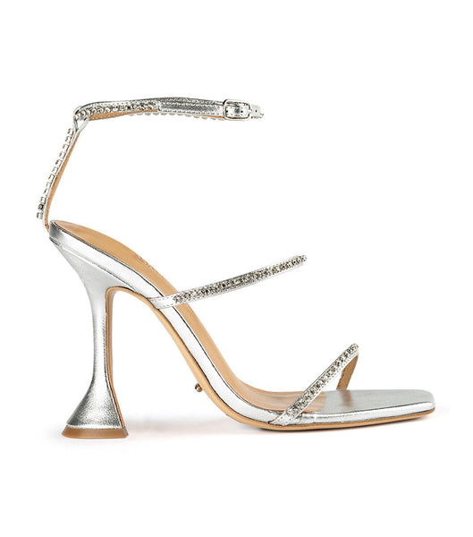 Tacones De Novia Tony Bianco Shy Silver Nappa Metallic 10.5cm Plateadas Metal | ACLDF30263