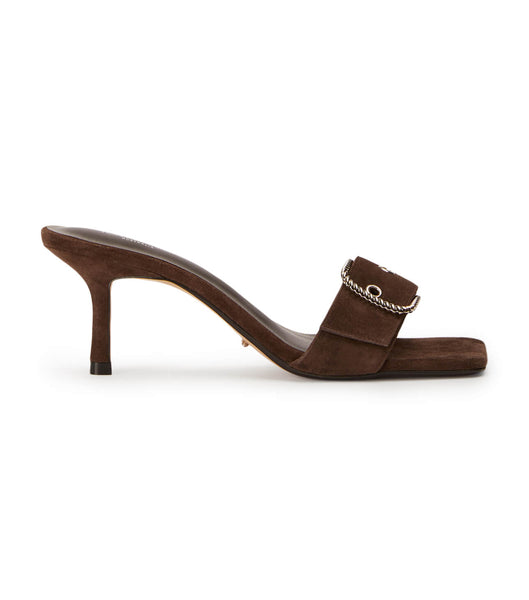 Tacones bajos Tony Bianco Amy Espresso Gamuza 6.5cm Marrones | CLJKU33252