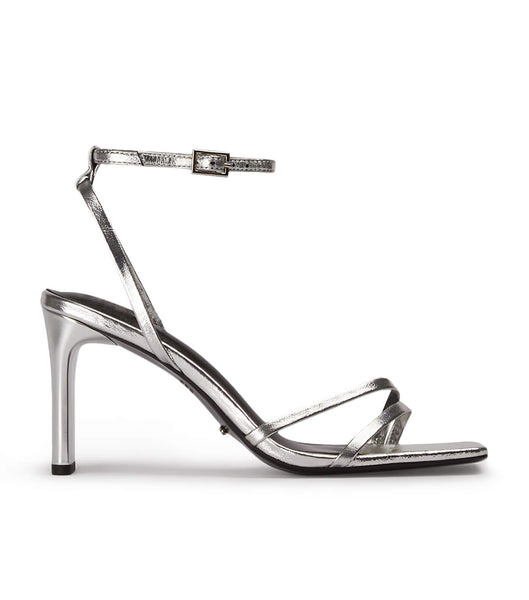 Tacones bajos Tony Bianco Corso Silver Foil 8.5cm Plateadas | TCLWZ88754