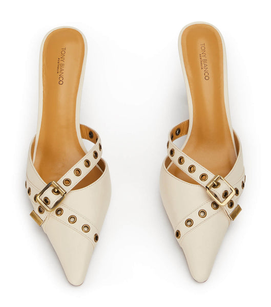 Tacones bajos Tony Bianco Savoir Bone Venice 8cm Beige | CLJBT94268