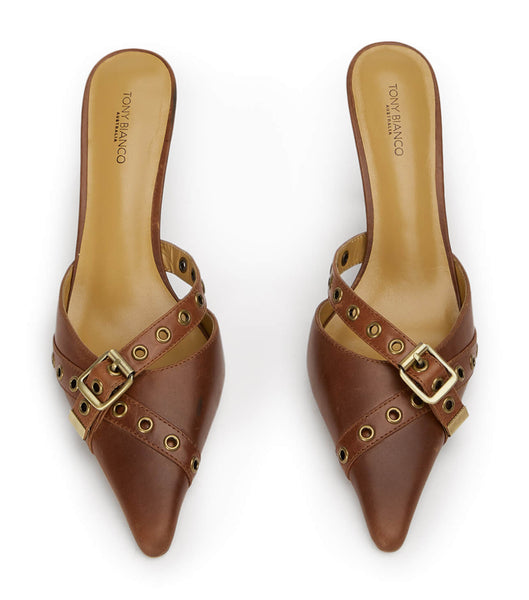 Tacones bajos Tony Bianco Savoir Cognac 8cm Marrones | GCLUC41283