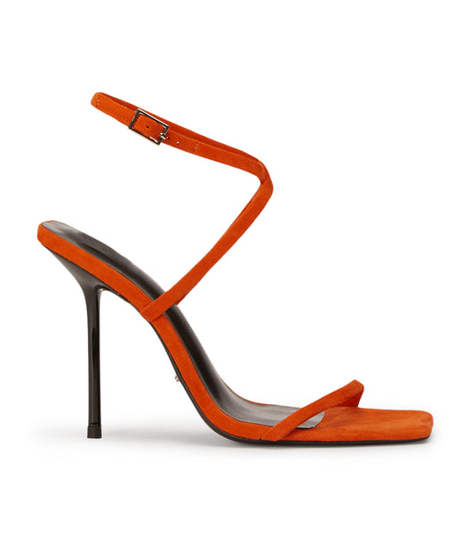 Tacones con tiras Tony Bianco Naxos Aperol Gamuza 10.5cm Naranjas | CLXBR12995