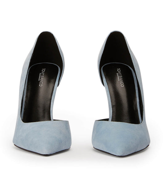 Tacones de aguja Tony Bianco Alyx Sky Gamuza 10.5cm Azules | QCLUV50193