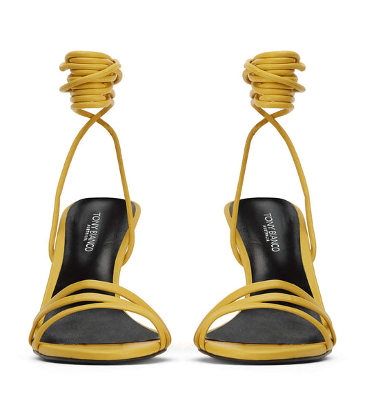 Tacones de aguja Tony Bianco Hailee Desert Nappa 8.5cm Amarillo | CLEGJ46280