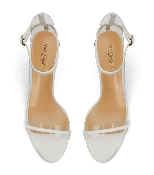 Tacones de aguja Tony Bianco Houston Milk Capretto 8.5cm Blancas | FCLHY51376