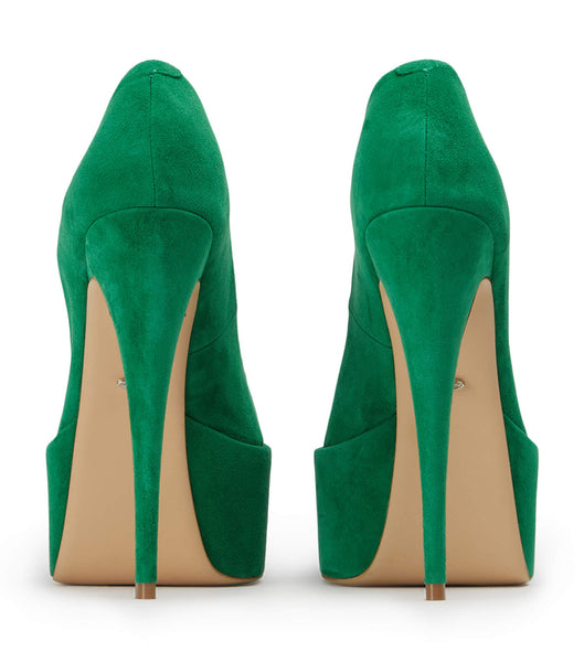 Tacones de aguja Tony Bianco Jolee Jade Gamuza 15cm Verde | SCLNY60235