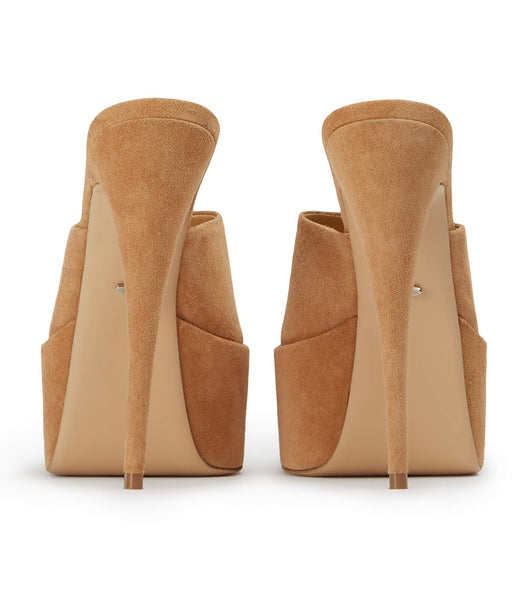 Tacones de aguja Tony Bianco Jordyn Butterscotch Gamuza 15cm Marrones | CLNEJ98735