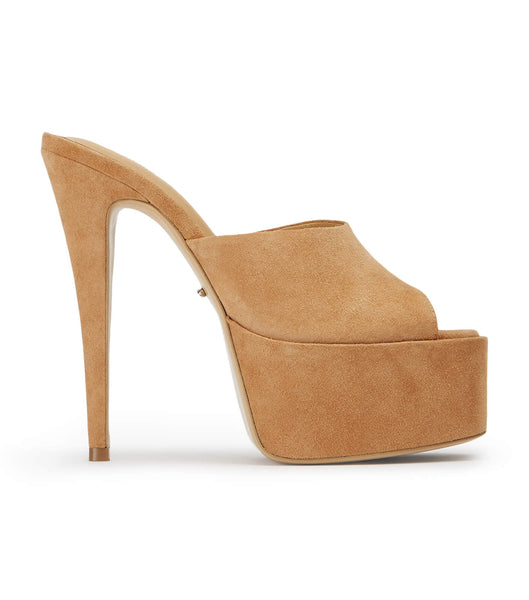 Tacones de aguja Tony Bianco Jordyn Butterscotch Gamuza 15cm Marrones | CLNEJ98735